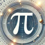 Imagen conceptual del número pi destacando sobre otras representación matemátaicas